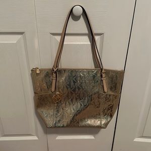 Michael Kors Pale Gold Tote